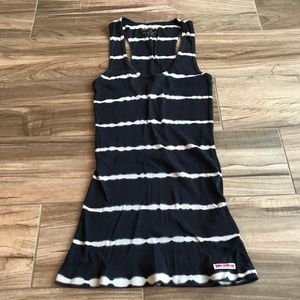 Size M True Religion Striped Navy Ribbed Tank Top